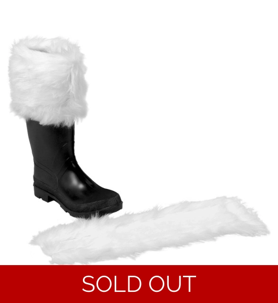 Plush Santa Boot Cuffs / Sold out